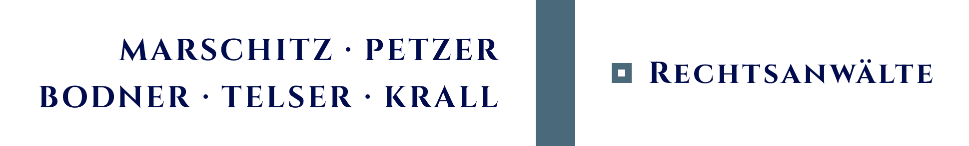 MARSCHITZ · PETZER · BODNER · TELSER · KRALL - Logo